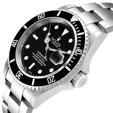 rolex submariner black dial price